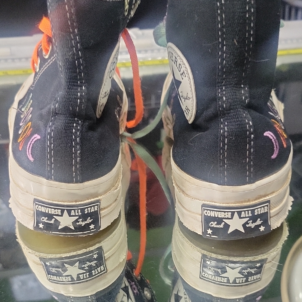 Womens 8.5 Converse Wmns Chuck 70 High 'Mystic Symbols'.  Excellent Condition. - Picture 5 of 10